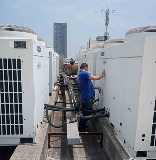 晋源中央空调制热和不制冷系统维修方法